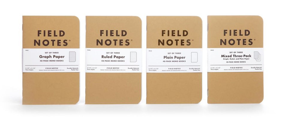 field notes - original kraft 3pk
