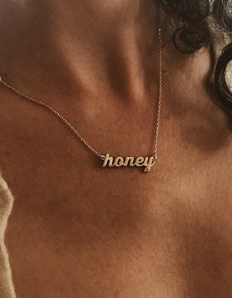 bing bang - honey necklace