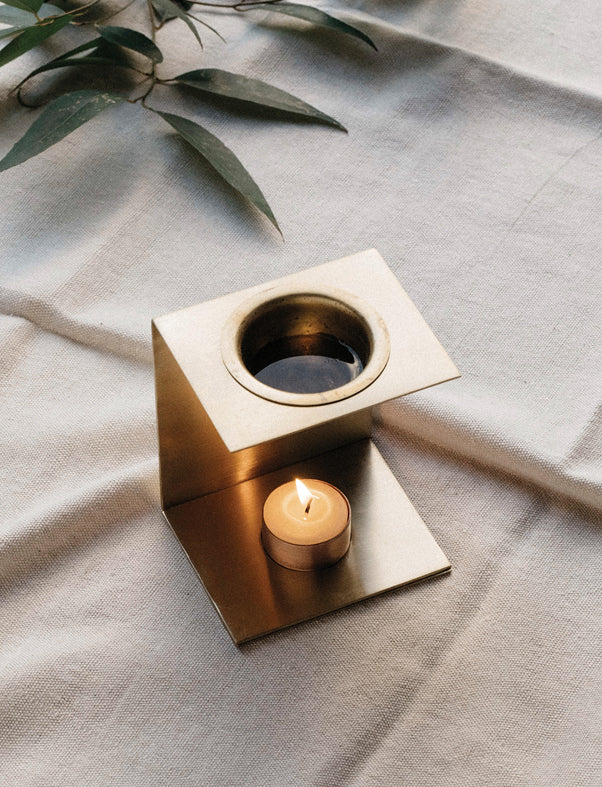 addition studio - brass essential oil burner – Dept - uncmns