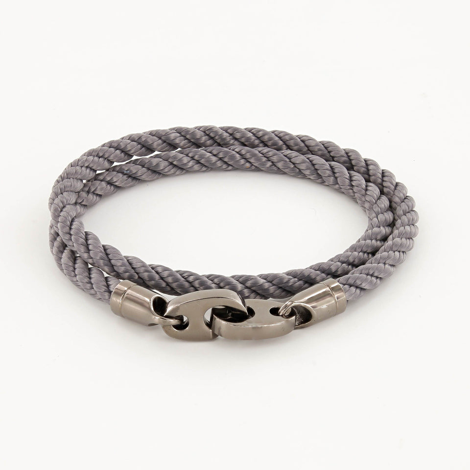 sailormade - player rope bracelet - charcoal