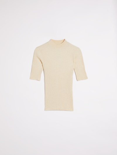 frank & oak - short-sleeved mockneck sweater