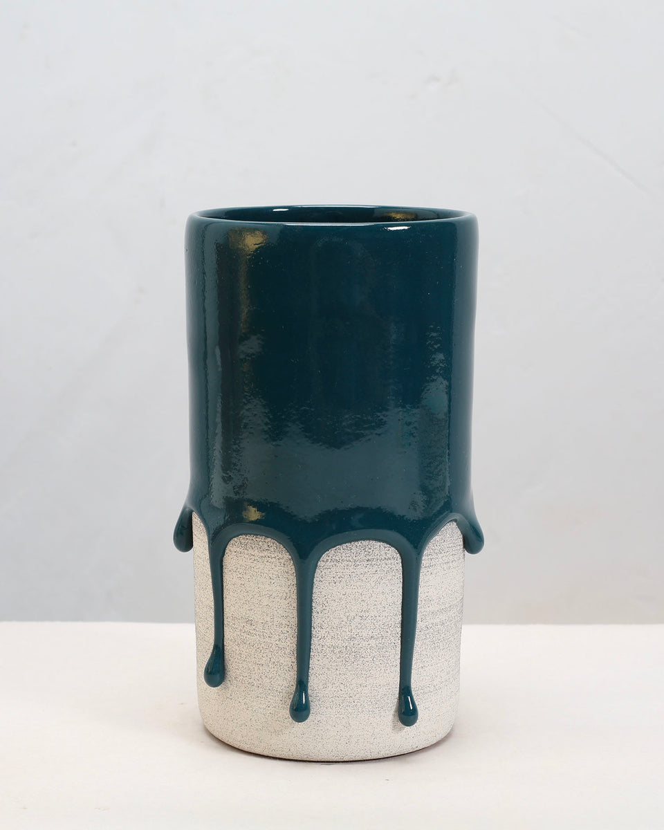 drippy pots - large cylinder vase