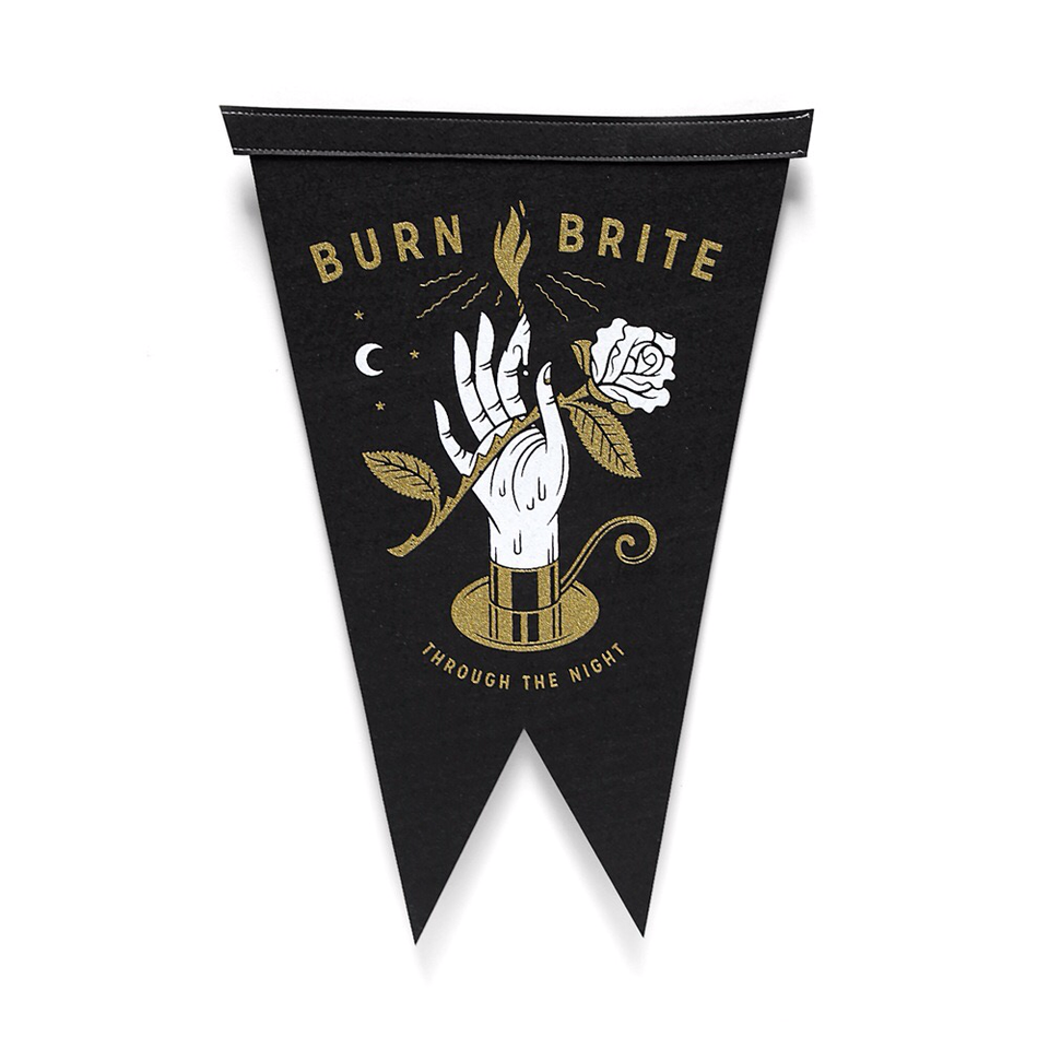 beeteeth - burn brite pennant