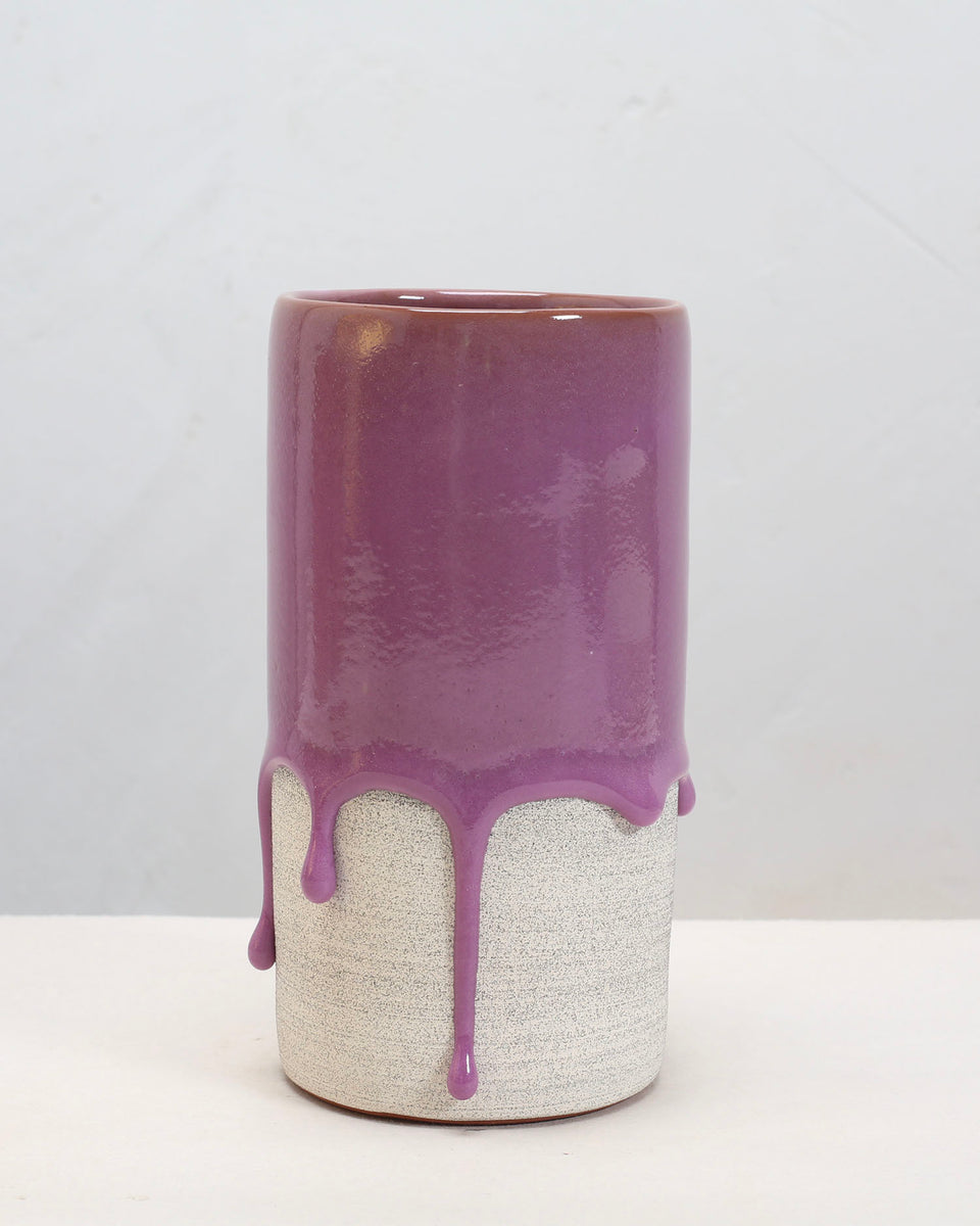 drippy pots - large cylinder vase