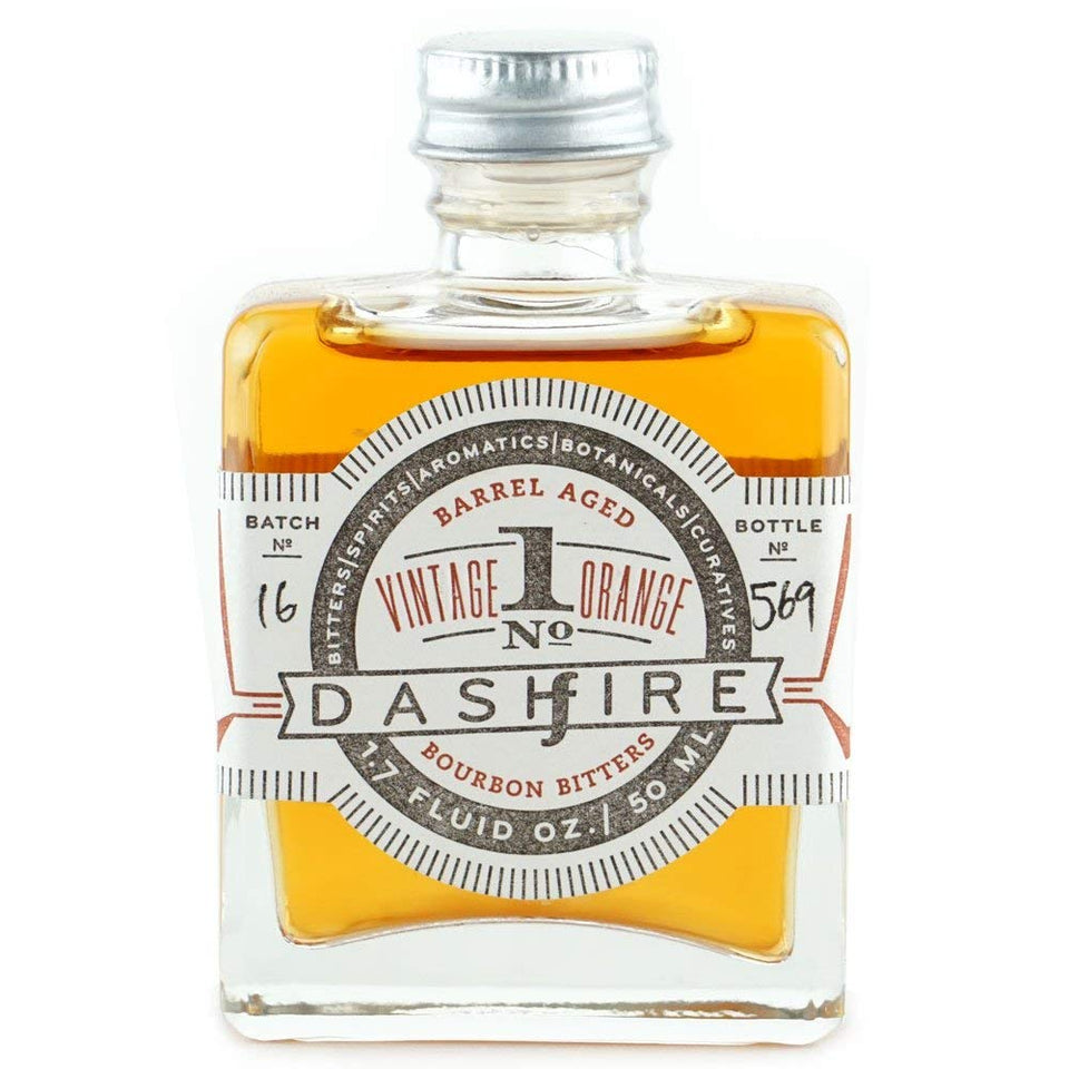 dashfire bitters - vintage orange & bourbon barrel aged