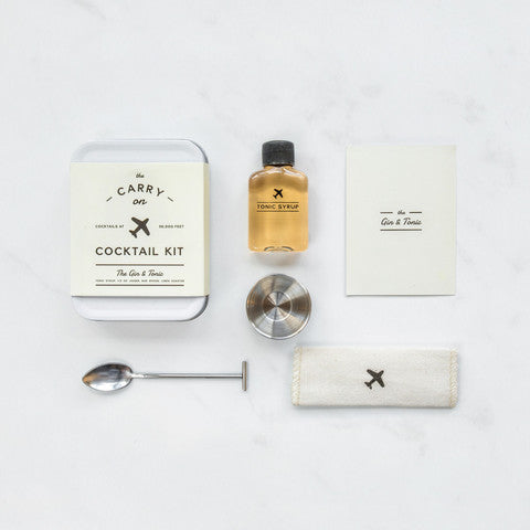 w&p design - carry-on cocktail kit (gin & tonic)