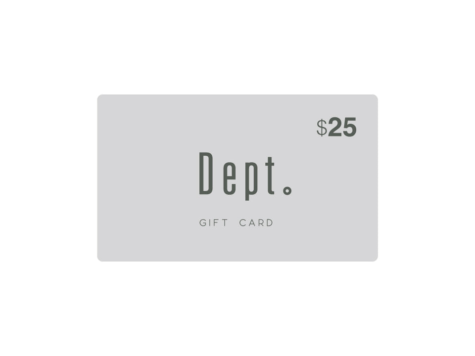 dept. gift cards