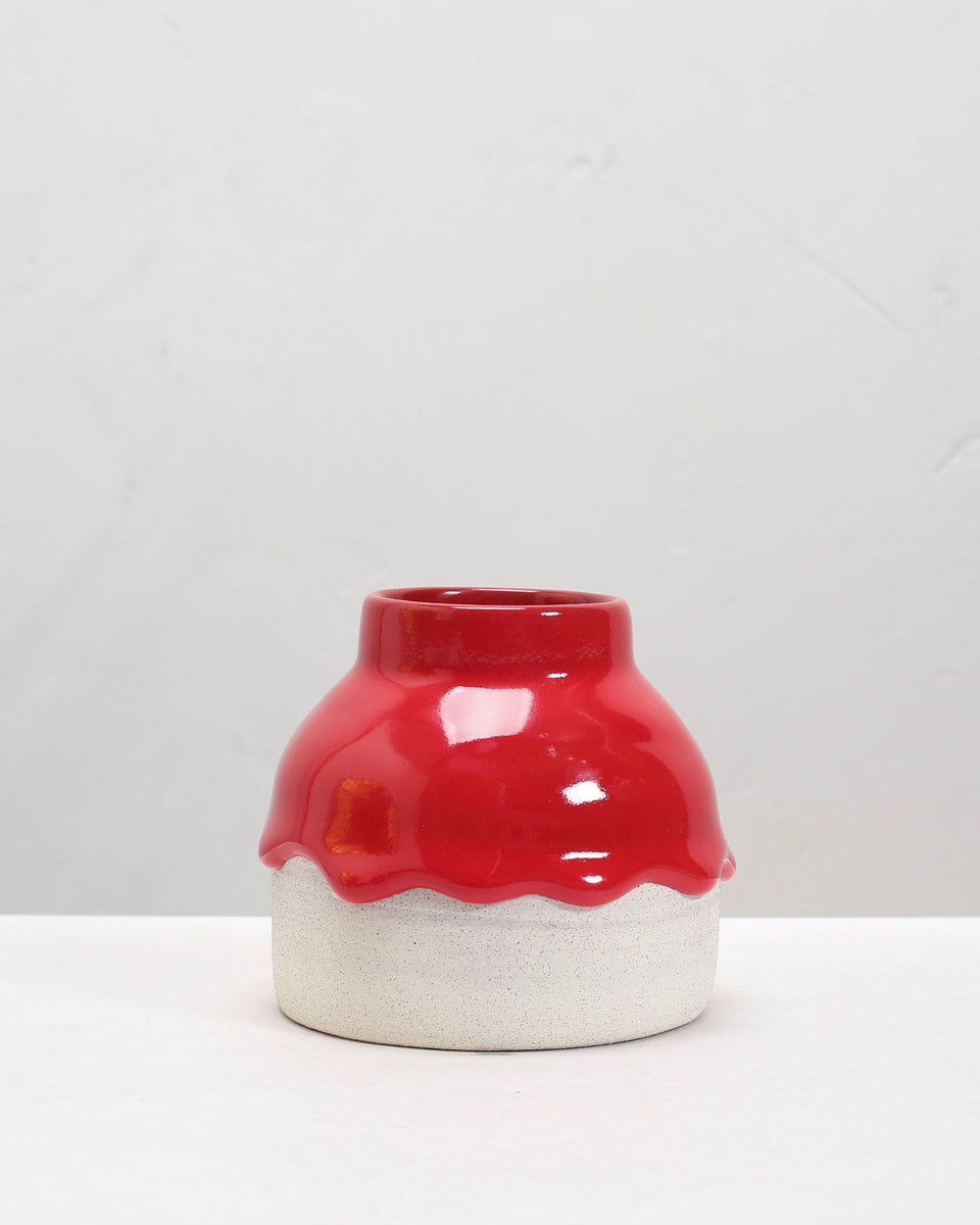 drippy pots - crock bud vase
